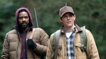 Pictured (l-r): Jovan Adepo as Larry Underwood and James Marsden as Stu Redman of the the CBS All Access series THE STAND