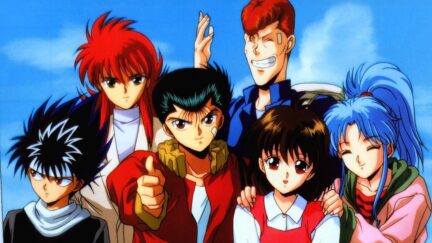Group photo of the main cast of YYH