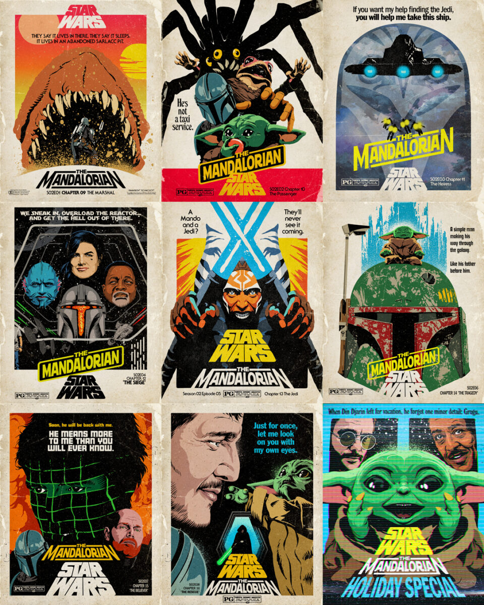 Collection of Butcher Billy paintings