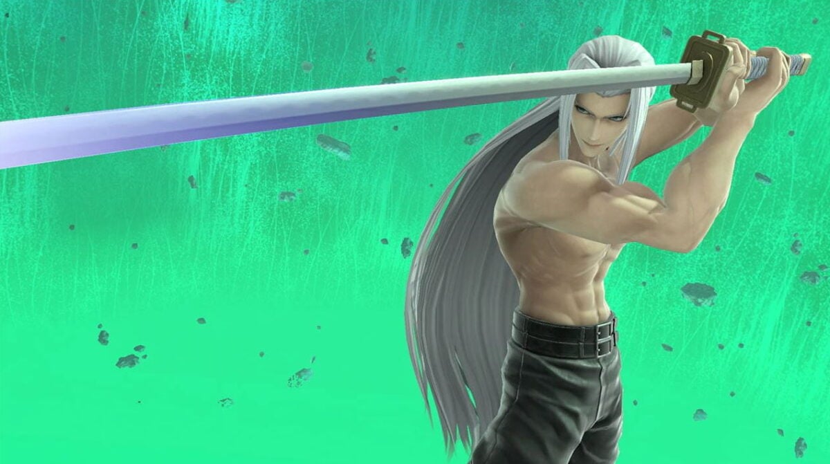 Image of Sephiroth from Smash Brothers Ultimate