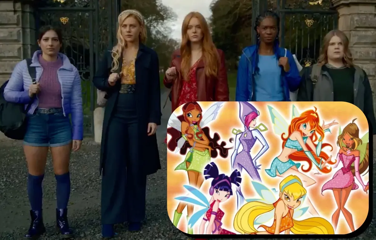 Netflix image of Winx club series and the animated show