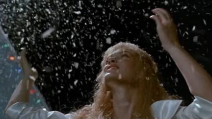 winona ryder dances in the snow in edward scissorhands