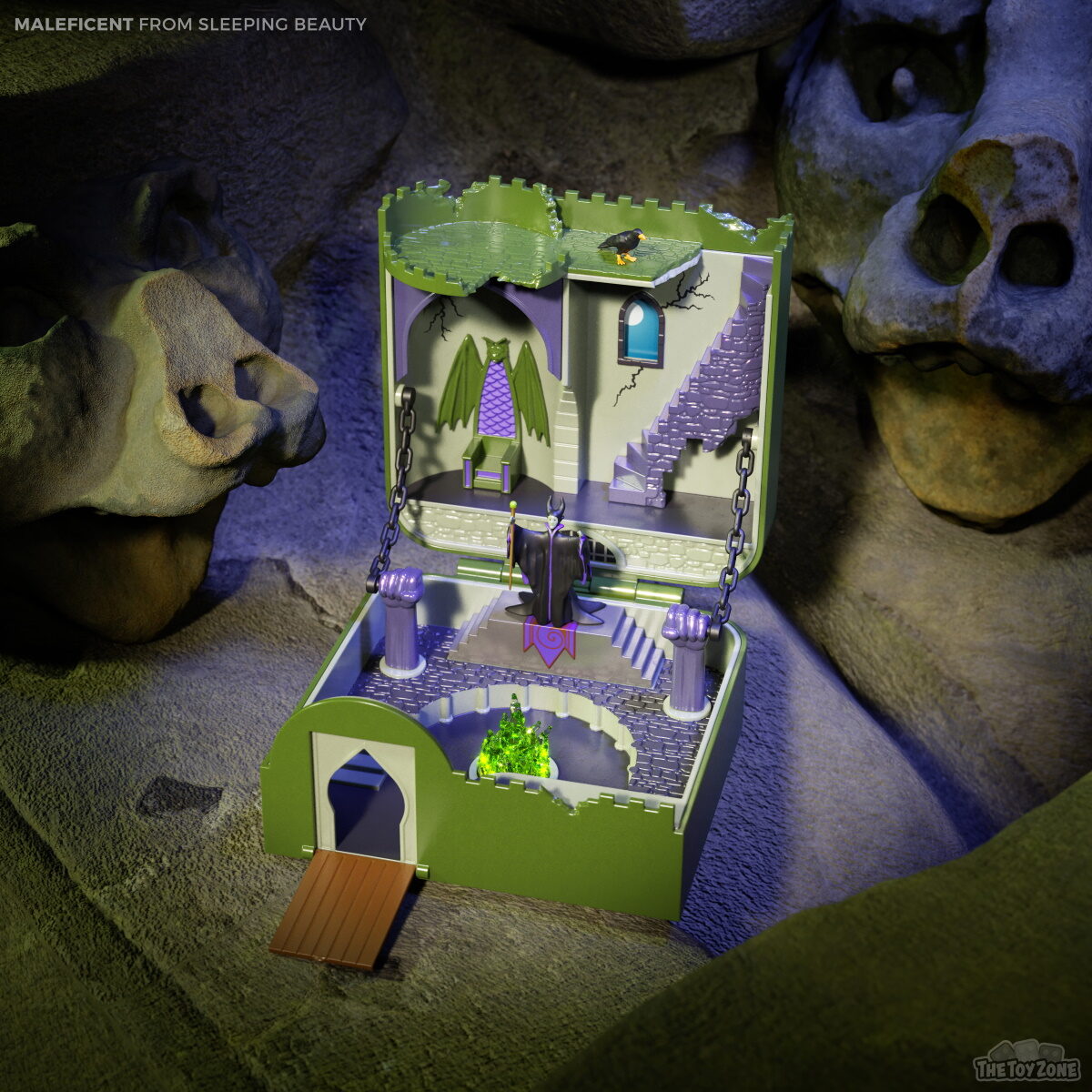 TheToyZone recreates Maleficent's home with Polly Pocket