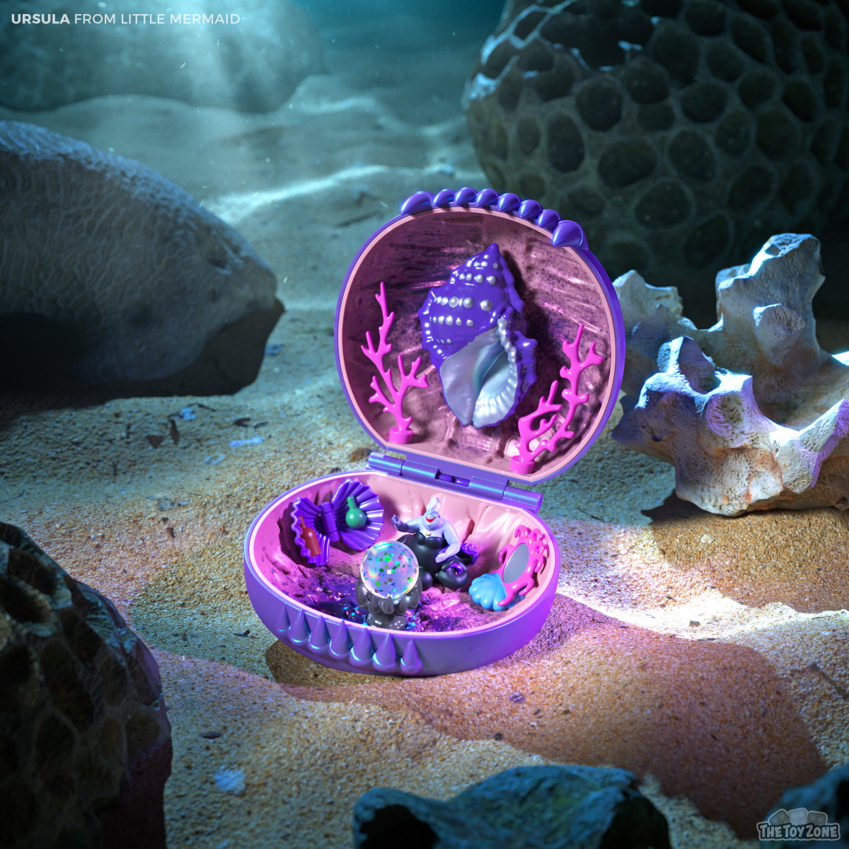 TheToyZone recreates Ursula's lair with Polly Pocket