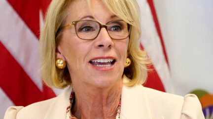 Betsy Devos resigns and shows her white privilege.