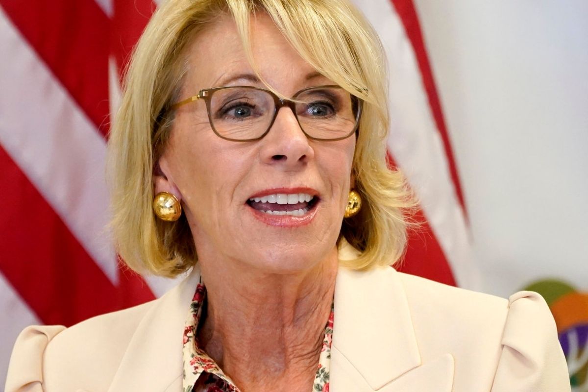 Betsy Devos resigns and shows her white privilege.