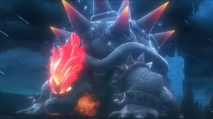 Screenshot from the trailer to Bowser's Fury