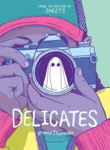 Book cover for Delicates by Brenna Thrummler