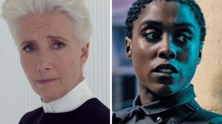Emma Thompson in Men in Black International and Lashana Lynch in 007