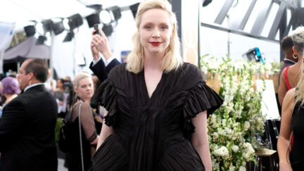 LOS ANGELES, CALIFORNIA - JANUARY 19: Gwendoline Christie attends the 26th Annual Screen Actors Guild Awards at The Shrine Auditorium on January 19, 2020 in Los Angeles, California. 721407 (Photo by Dimitrios Kambouris/Getty Images for Turner)