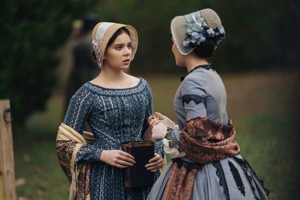 Hailee Steinfeld and Ella Hunt in Apple TV's Dickinson