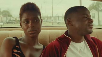 Jodie Turner-Smith and Daniel Kaluuya in Queen and Slim.