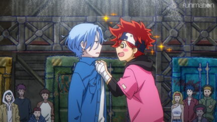 Screenshot from the second episode of SK8 the Infinity