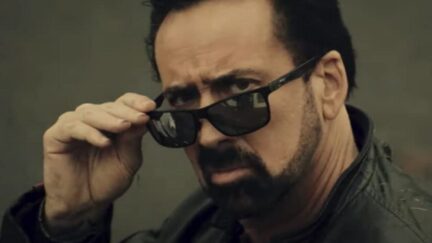 Nicolas Cage in Willy's Wonderland