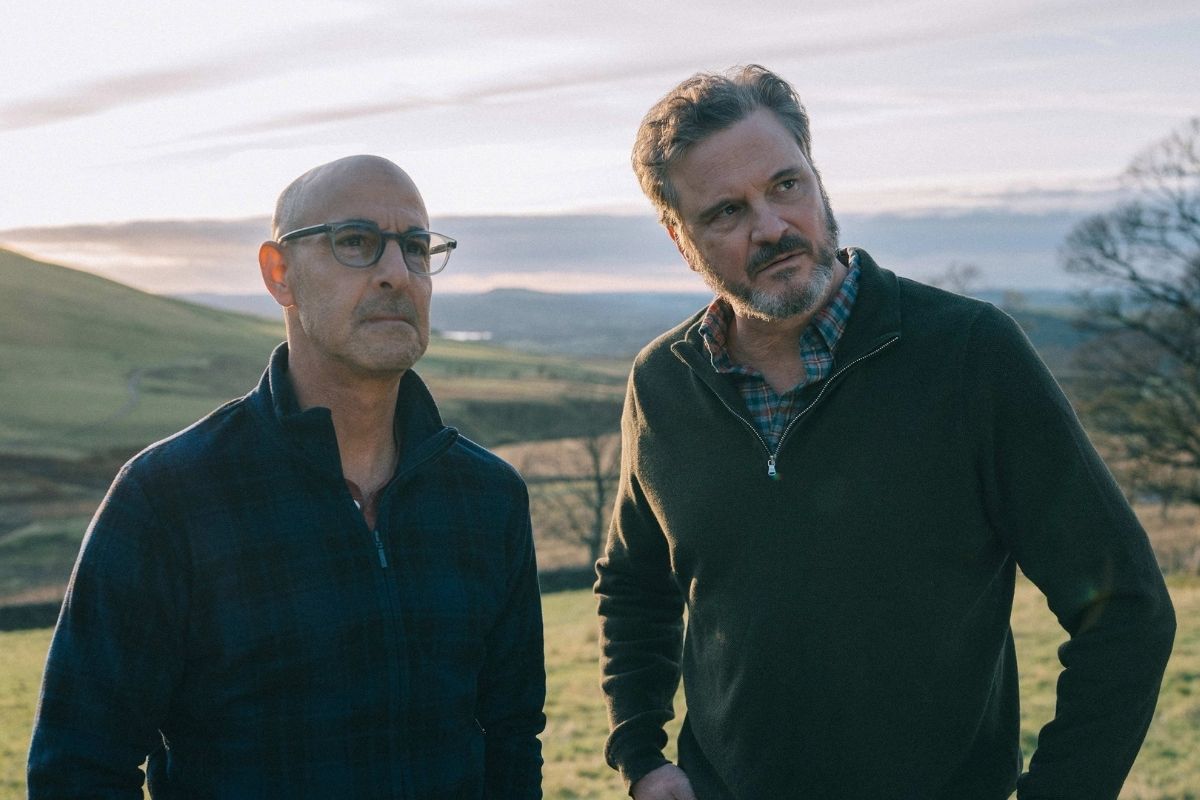 Colin Firth and Stanley Tucci in Supernova