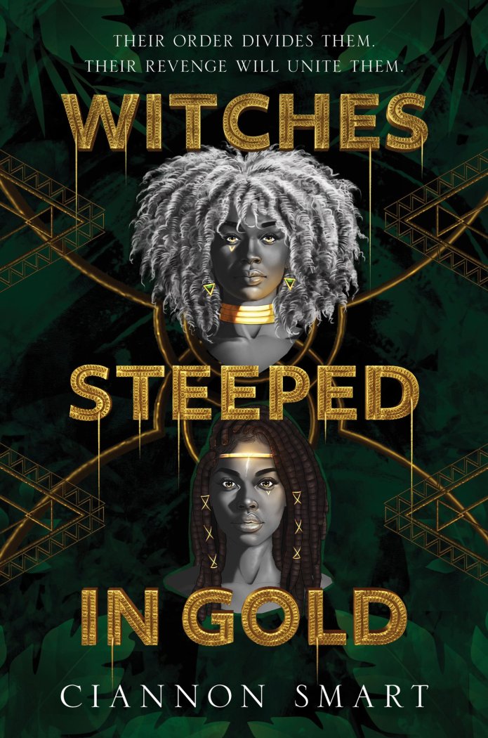 Book cover for Witches Steeped in Gold by Ciannon Smart