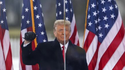 WASHINGTON, DC - JANUARY 06: President Donald Trump speaks at the 