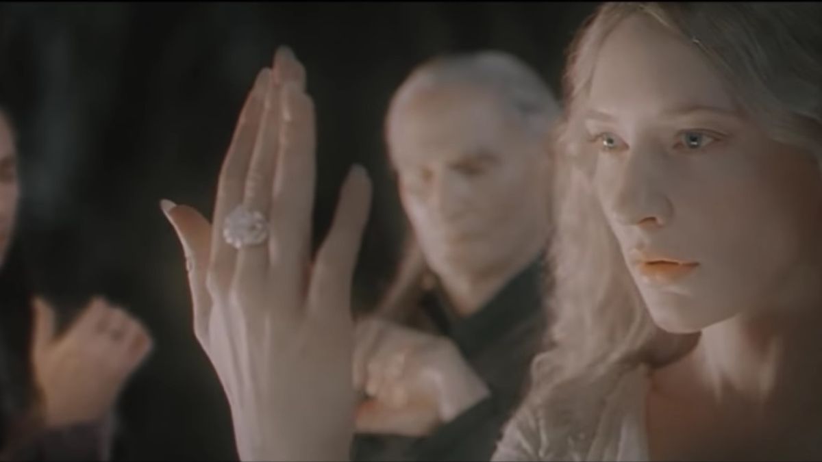 galadriel receives a ring of power