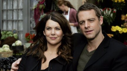 Lauren Graham and David Sutcliffe in a bad season of Gilmore girls