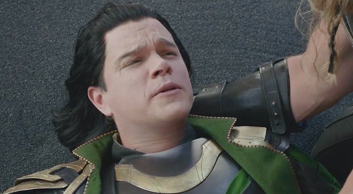 Matt Damon as Loki in 'Thor Ragnarok' cameo