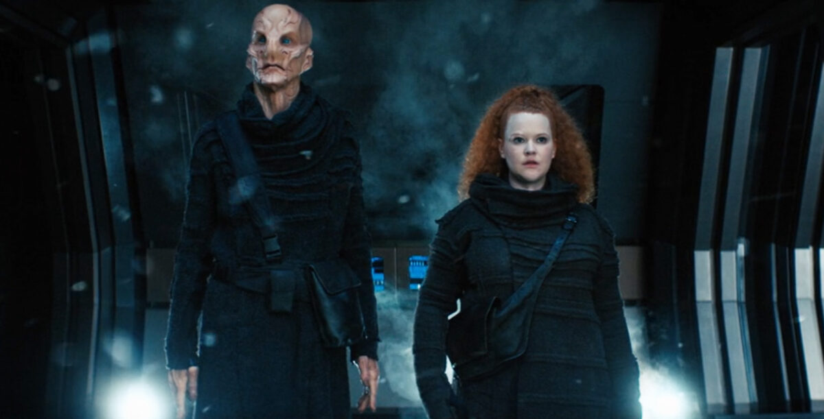 Saru and Tilly on Star Trek Discovery