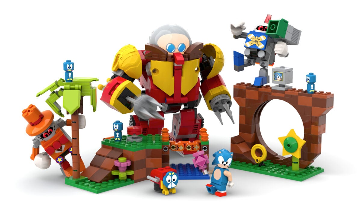 Image of the Sonic LEGO set concept done by Viv Grannell