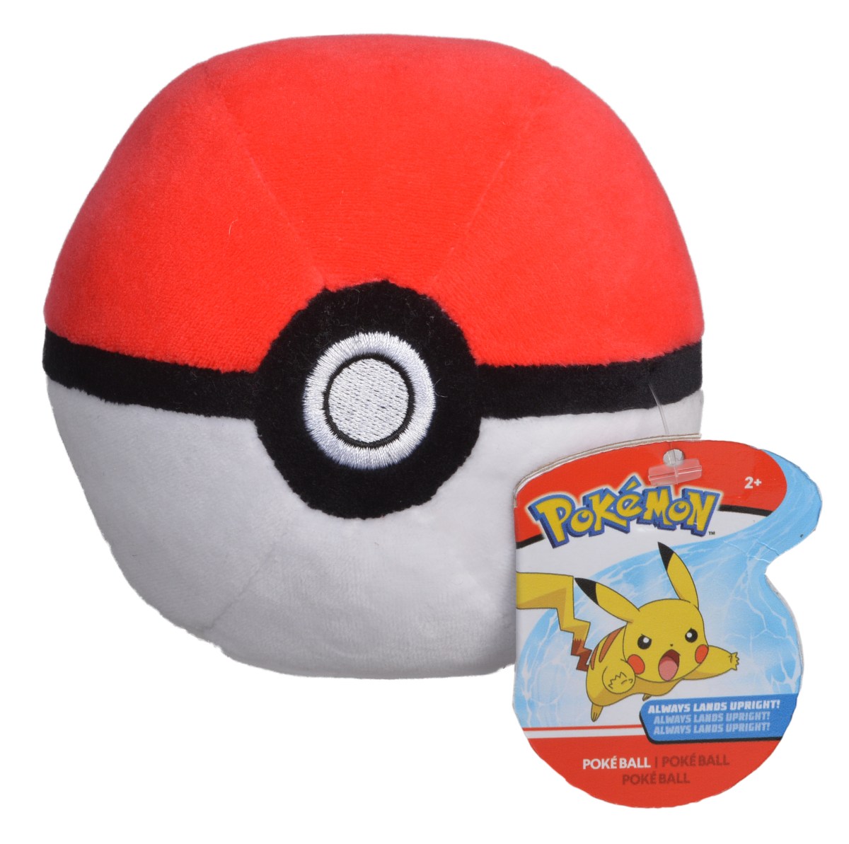 Picture of a plush pokeball