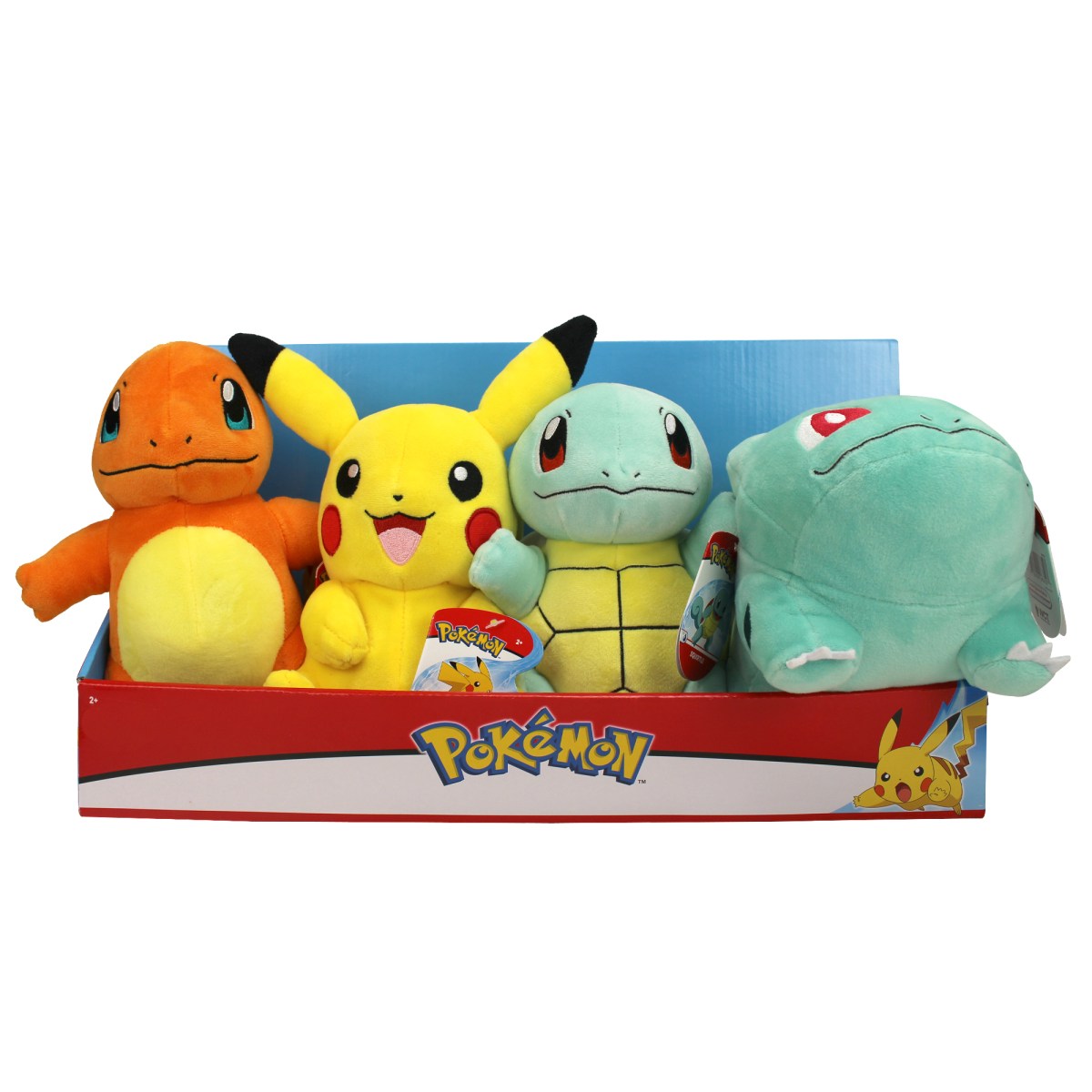 A 4 pack of Pokemon plush