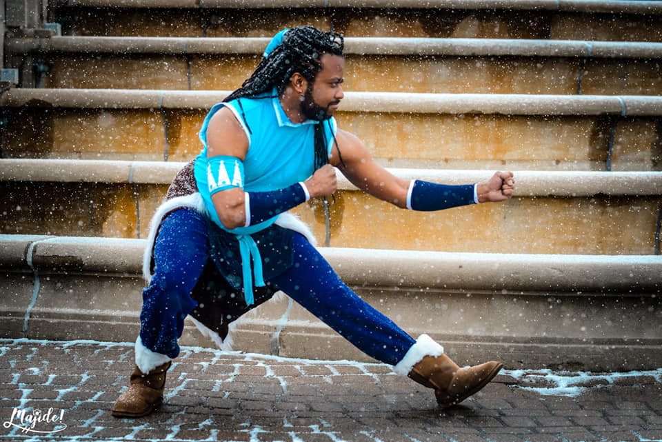 DarkKendoka Yasuke cosplaying Korra
