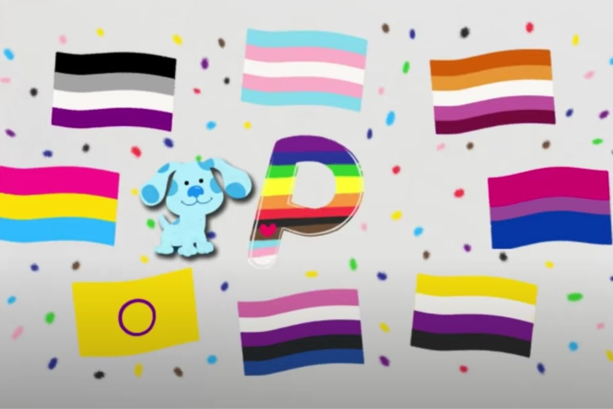 Blues Clues and You during Alphabet Song for Kids that included P for "Pride."