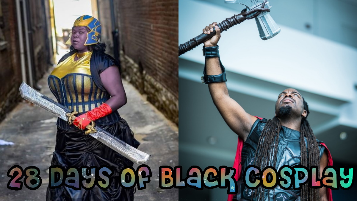 Cosplayers Ofeibea Loveless of Airship Ashanti and The 3rd Pharaoh