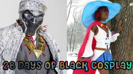 Cosplay of Black Panthro Cosplay and Kuro Senpie
