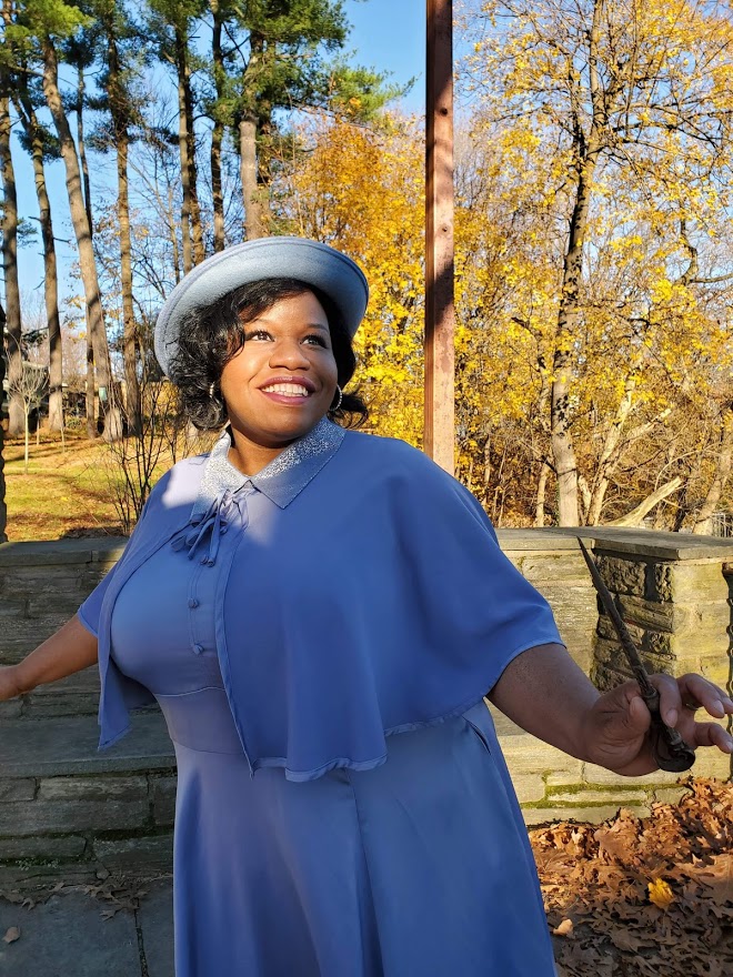 Adya Cosplay in her Beauxbaton Cosplay