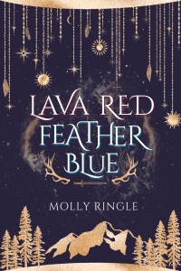 Book cover for Lava Red, Feather Blue by Molly Ringle