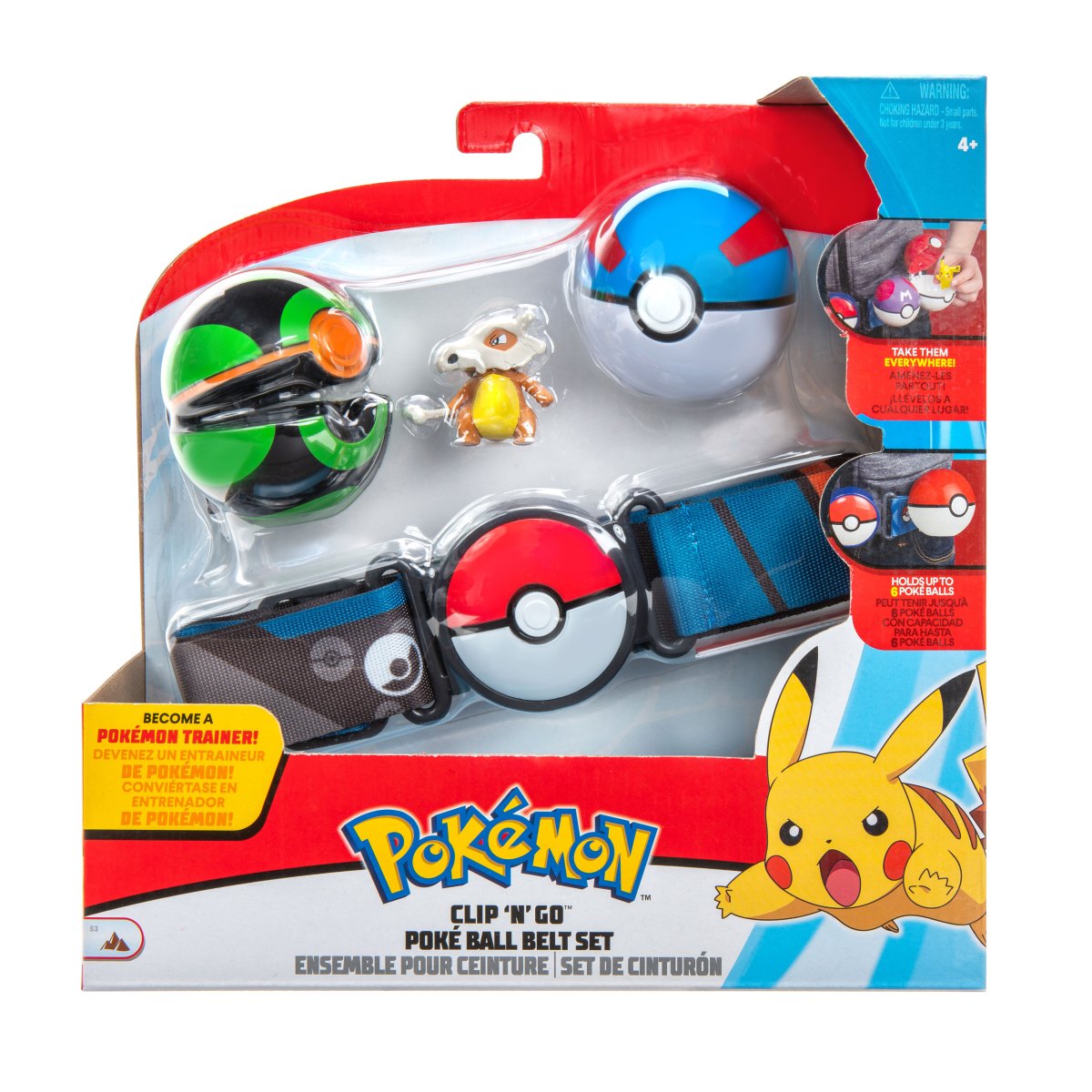 Picture of the clip Poke Ball Belt Set
