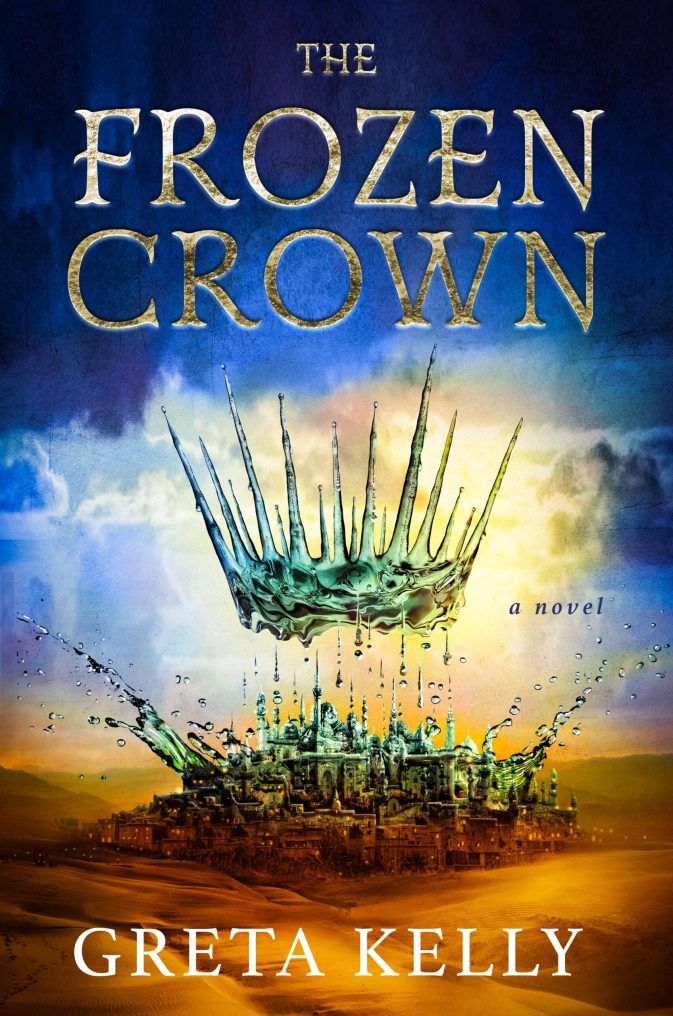 Book cover for The Frozen Crown by Greta Kelly