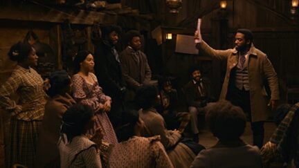 Amanda Warren, Chinaza Uche, and Ayo Edebiri in I'm Nobody! Who Are You? (2021)