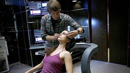 topher wipes echo's memories in a scene from Dollhouse