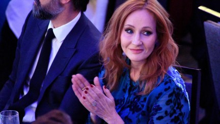 2019 RFK Ripple of Hope Awards NEW YORK, NEW YORK - DECEMBER 12: J.K. Rowling arrives at the 2019 RFK Ripple of Hope Awards at New York Hilton Midtown on December 12, 2019 in New York City. (Photo by Dia Dipasupil/Getty Images)