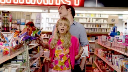 Carey Mulligan as Cassie sings Paris Hilton in a convenience store.