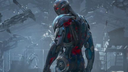 Ultron trying to show off his butt, but having no butt