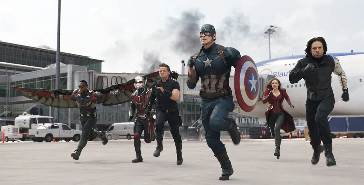 Avengers team with Cap, in 'Civil War'