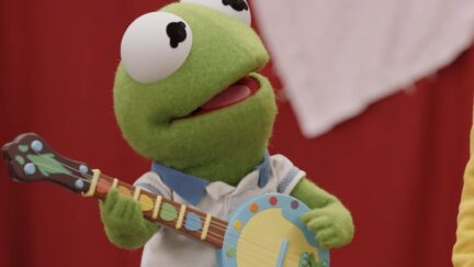 Baby Kermit in Muppet Babies Play Date.