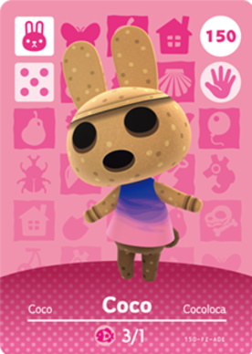 Amiibo card of Coco