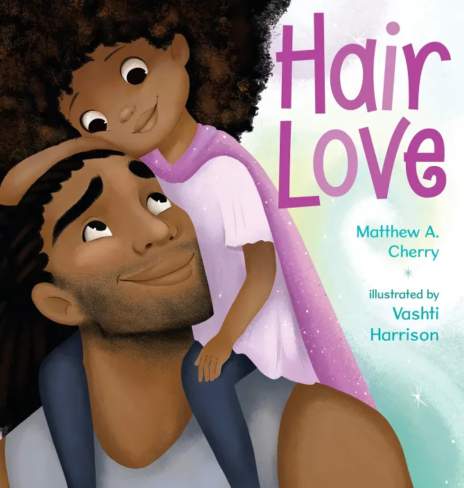 Book cover for Hair Love by Matthew A. Cherry