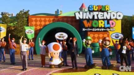 Super Nintendo World entrance