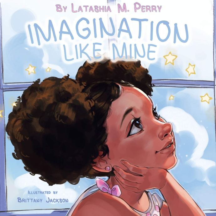 Book cover for Imagination Like Mine by Latashia M. Perry