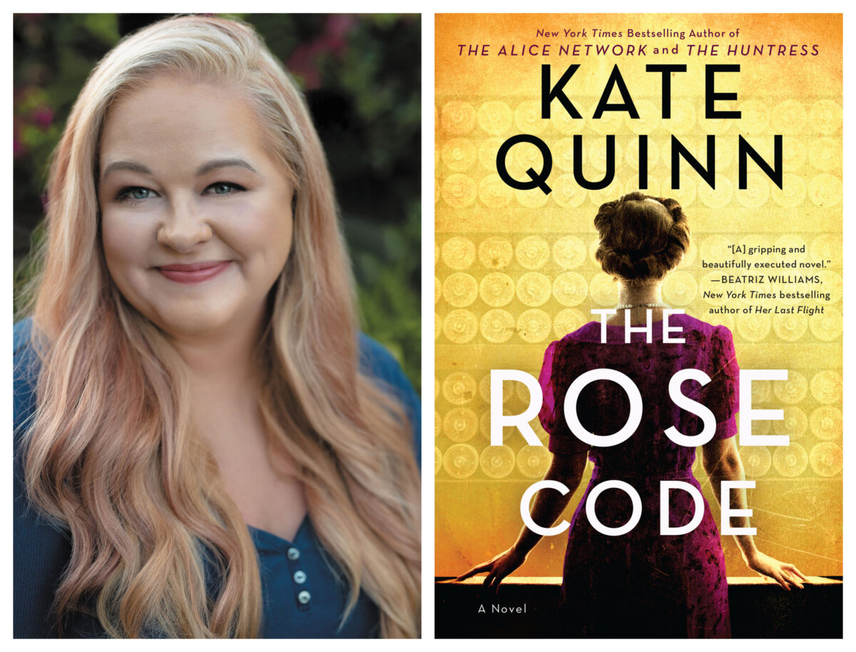 Kate Quinn and her novel, The Rose Code
