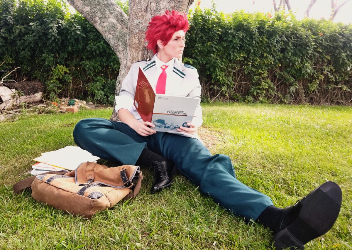 Image of Mollory cosplaying Kirishima