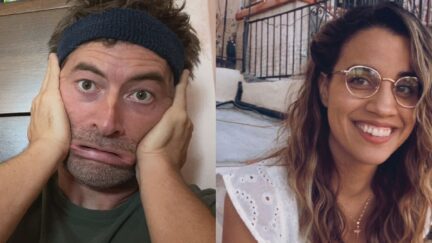 Language Lessons Starring Natalie Morales and Mark Duplass.